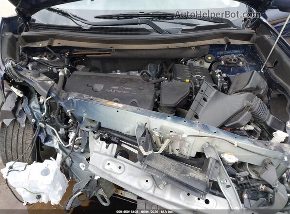 JA4AD2A35HZ024163 2017 MITSUBISHI OUTLANDER Blue Вид ззаду