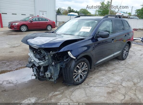JA4AD2A35HZ024163 2017 MITSUBISHI OUTLANDER Blue Передня ліва чверть