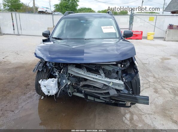 JA4AD2A35HZ024163 2017 MITSUBISHI OUTLANDER Blue Вид задньої частини салону