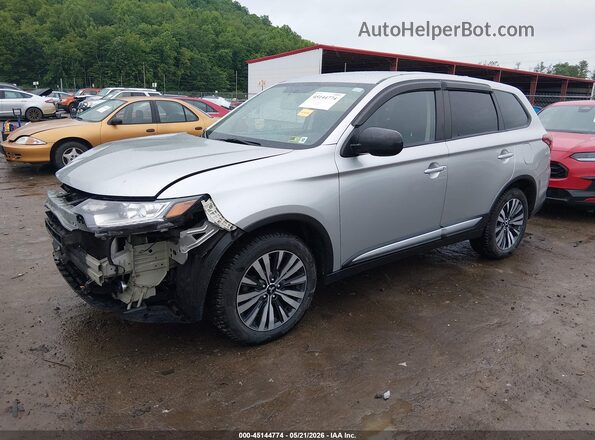 JA4AD2A39LZ009237 2020 MITSUBISHI OUTLANDER Silver Առջևի ձախ երեք քառորդ տեսարան