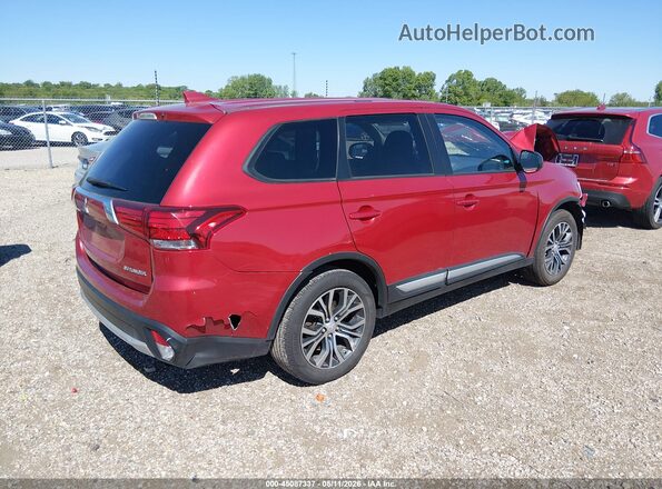 JA4AD2A3XHZ033389 2017 MITSUBISHI OUTLANDER Red Trasero derecho
