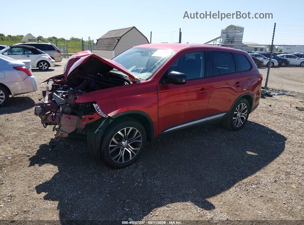 JA4AD2A3XHZ033389 2017 MITSUBISHI OUTLANDER Red Vista tres cuartos delantera izquierda