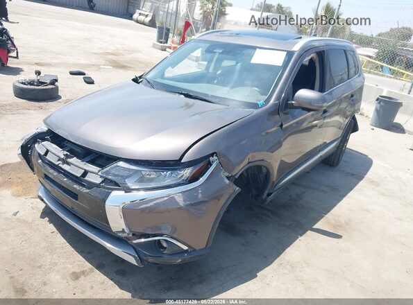 JA4AD3A34HZ034608 2017 MITSUBISHI OUTLANDER Brown წინა მარცხენა ხედი სამი მეოთხედიდან