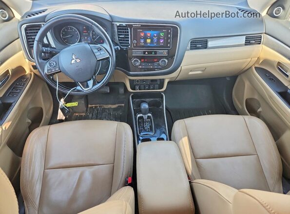 JA4AD3A34KZ007710 2019 MITSUBISHI OUTLANDER White წინა პანელის ხედი