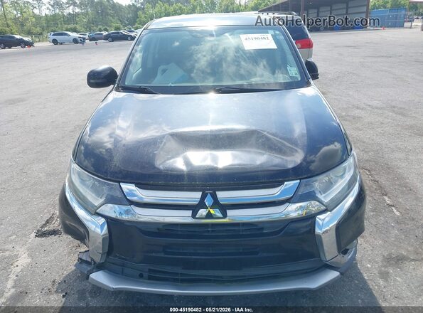 JA4AD3A38HZ007282 2017 MITSUBISHI OUTLANDER Black Widok zestawu wskaźników
