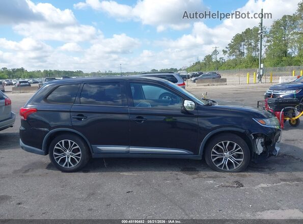 JA4AD3A38HZ007282 2017 MITSUBISHI OUTLANDER Black Widok wnętrza z tyłu
