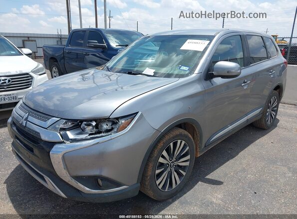 JA4AD3A39KZ030285 2019 MITSUBISHI OUTLANDER Silver Առջևի ձախ երեք քառորդ տեսարան