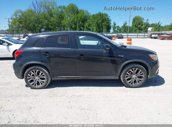 JA4AP3AU0KU018085 2019 MITSUBISHI OUTLANDER SPORT Черный Вид задней части салона