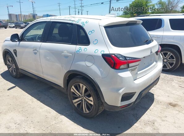 JA4AP3AU1LU022180 2020 MITSUBISHI OUTLANDER SPORT White უკანა მარცხენა