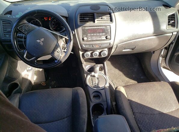 JA4AP3AU2HZ048555 2017 MITSUBISHI OUTLANDER Blue Вид панелі приладів