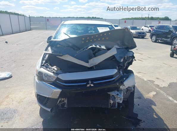 JA4AP3AU2KU021876 2019 MITSUBISHI OUTLANDER SPORT White Դիմացի տեսք