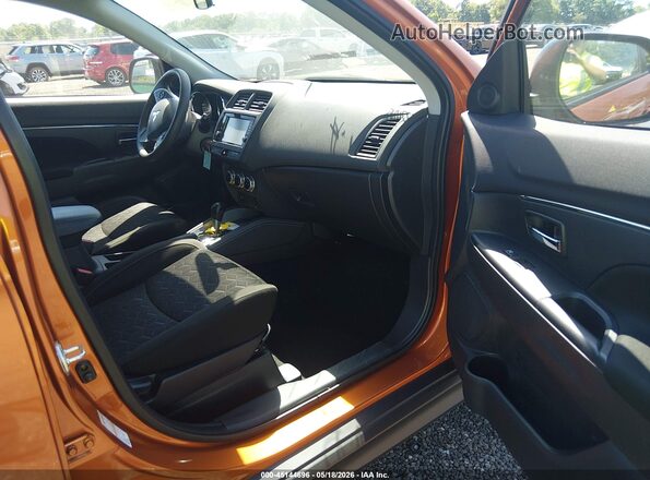 JA4AP3AU2LU007266 2020 MITSUBISHI OUTLANDER SPORT Orange წინა სალონის ხედი