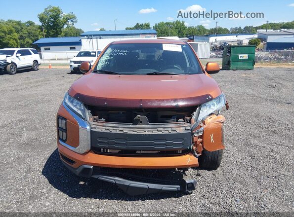 JA4AP3AU2LU007266 2020 MITSUBISHI OUTLANDER SPORT Orange უკანა სალონის ხედი