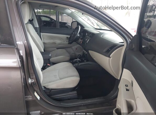 JA4AP3AU4HZ000605 2017 MITSUBISHI OUTLANDER SPORT Brown Vista interior delantera