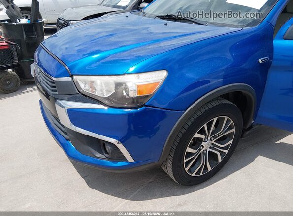 JA4AP3AU4HZ042126 2017 MITSUBISHI OUTLANDER SPORT Blue წინა ხედი