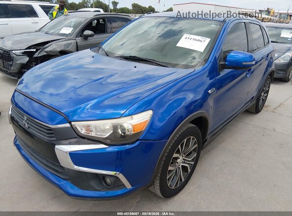 JA4AP3AU4HZ042126 2017 MITSUBISHI OUTLANDER SPORT Blue წინა მარცხენა ხედი სამი მეოთხედიდან