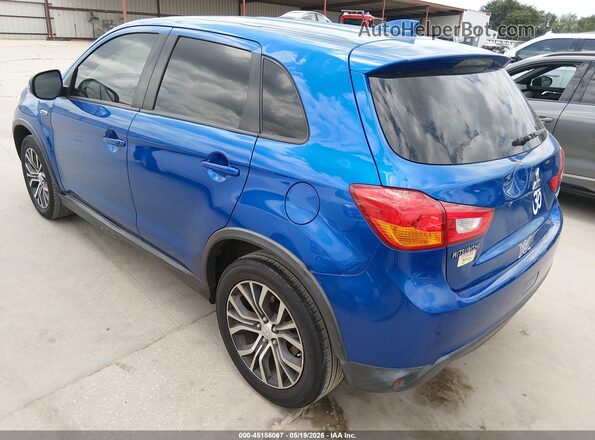 JA4AP3AU4HZ042126 2017 MITSUBISHI OUTLANDER SPORT Blue უკანა მარცხენა