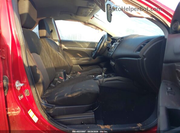JA4AP3AU4HZ049562 2017 MITSUBISHI OUTLANDER SPORT Красный Вид салона спереди