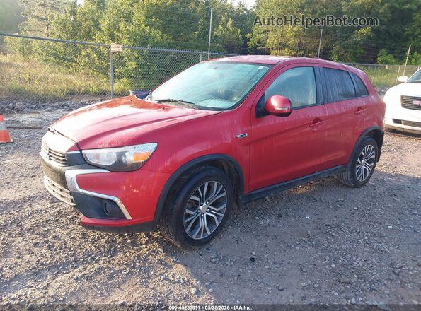 JA4AP3AU4HZ049562 2017 MITSUBISHI OUTLANDER SPORT Красный Передняя левая четверть