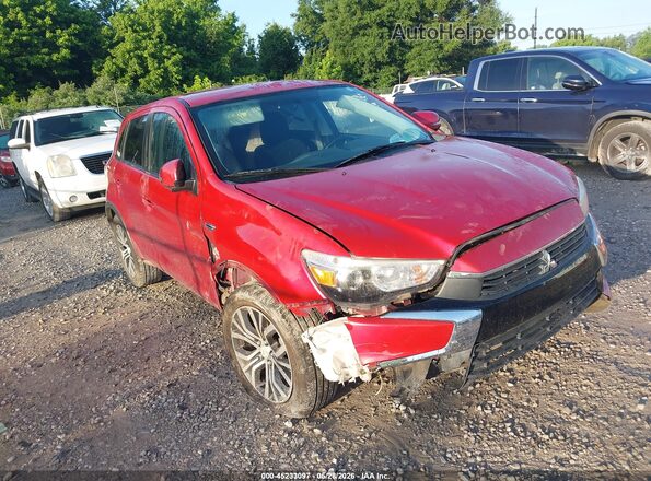 JA4AP3AU4HZ049562 2017 MITSUBISHI OUTLANDER SPORT Красный Вид спереди