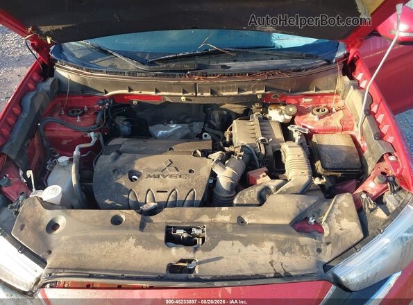 JA4AP3AU4HZ049562 2017 MITSUBISHI OUTLANDER SPORT Красный Вид сзади