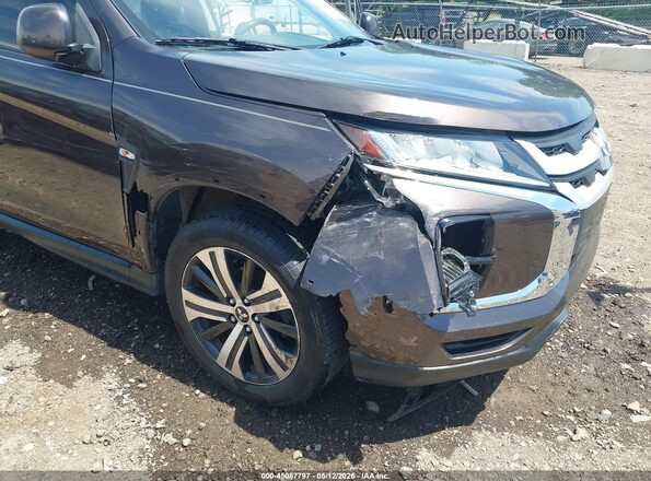 JA4AP3AU6LU002877 2020 MITSUBISHI OUTLANDER SPORT Серый Вид спереди