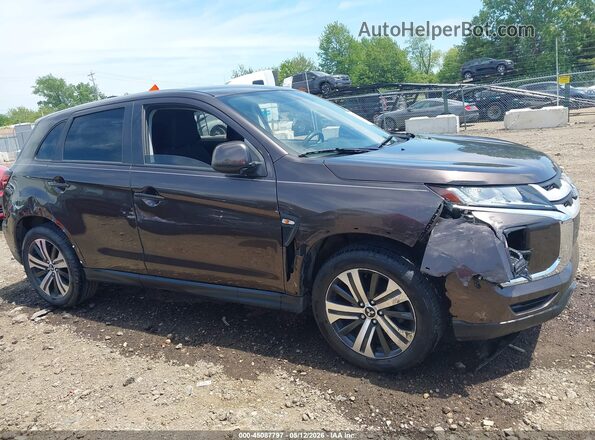 JA4AP3AU6LU002877 2020 MITSUBISHI OUTLANDER SPORT Серый Вид задней части салона