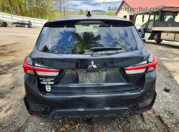 JA4AP3AU7LU012852 2020 MITSUBISHI OUTLANDER Black Вид ззаду