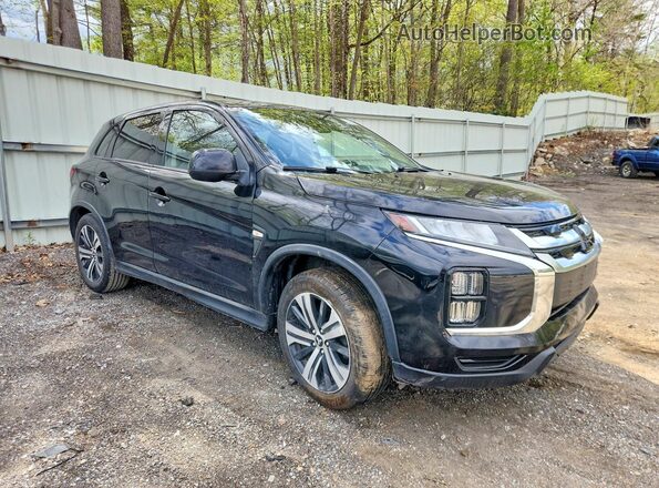 JA4AP3AU7LU012852 2020 MITSUBISHI OUTLANDER Black Передня права чверть