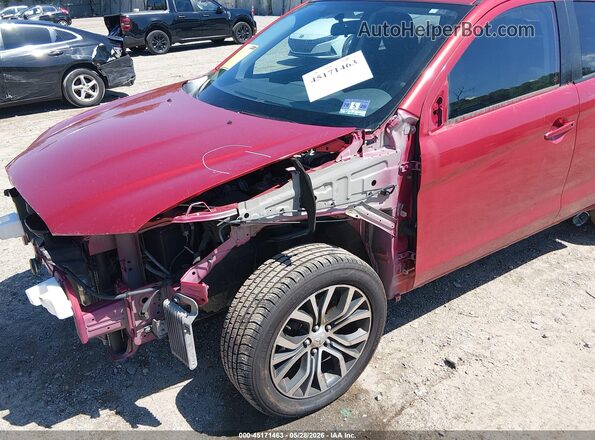 JA4AP3AU9JU020657 2018 MITSUBISHI OUTLANDER SPORT Красный Вид спереди