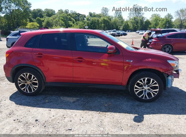 JA4AP3AU9JU020657 2018 MITSUBISHI OUTLANDER SPORT Красный Вид щитка приборов
