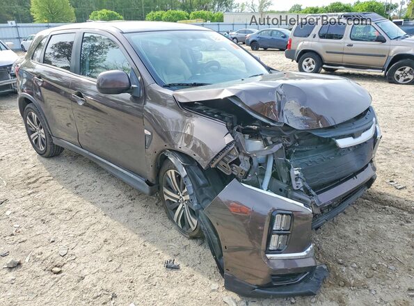 JA4AP3AU9LU011217 2020 MITSUBISHI OUTLANDER Brown Delantero derecho