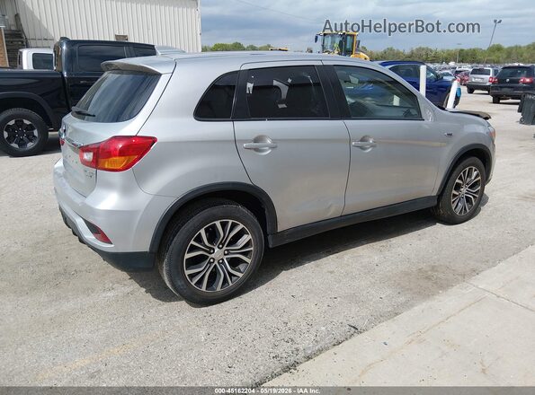 JA4AP3AUXKU015159 2019 MITSUBISHI OUTLANDER SPORT Silver უკანა მარჯვენა