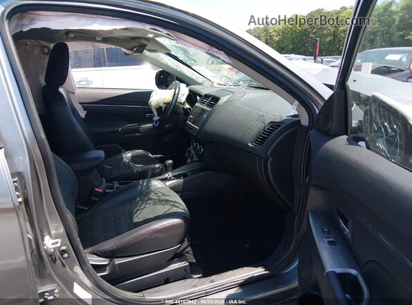 JA4AP3AW2JU024258 2018 MITSUBISHI OUTLANDER SPORT Gray Սալոնի դիմացի տեսք