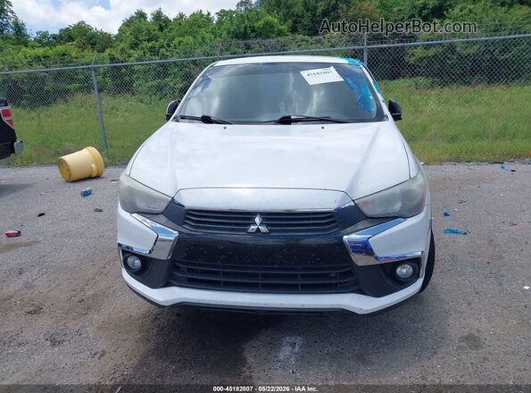 JA4AP3AW4HZ018460 2017 MITSUBISHI OUTLANDER SPORT White Vista del cuadro de instrumentos