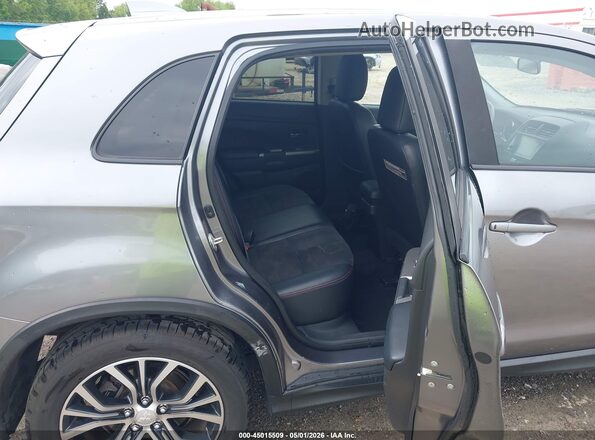 JA4AP3AW6JU015336 2018 MITSUBISHI OUTLANDER SPORT Gray Widok naklejki z numerem VIN