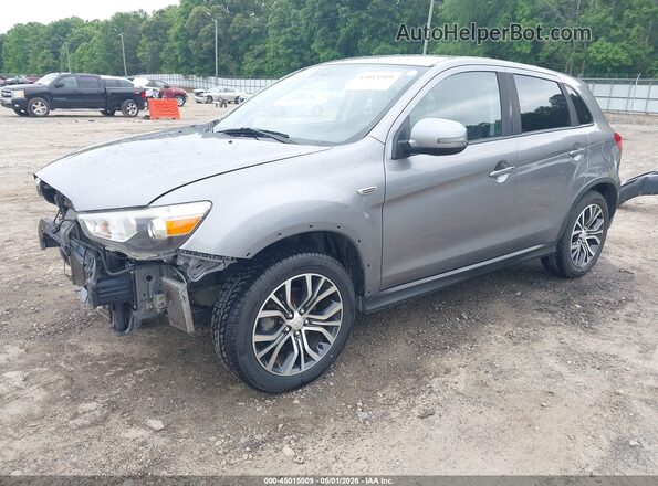 JA4AP3AW6JU015336 2018 MITSUBISHI OUTLANDER SPORT Gray Przód lewy