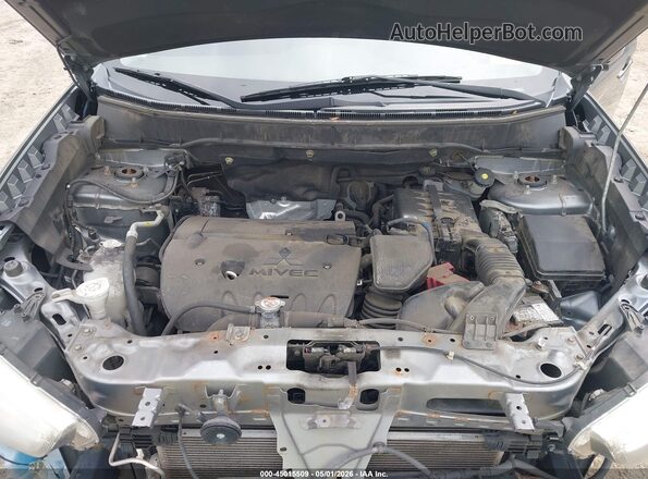 JA4AP3AW6JU015336 2018 MITSUBISHI OUTLANDER SPORT Gray Widok z tyłu