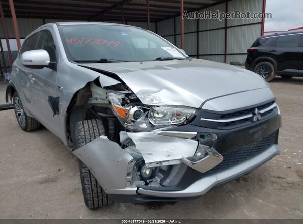 JA4AP3AW6JZ035718 2018 MITSUBISHI OUTLANDER SPORT Silver Widok z przodu