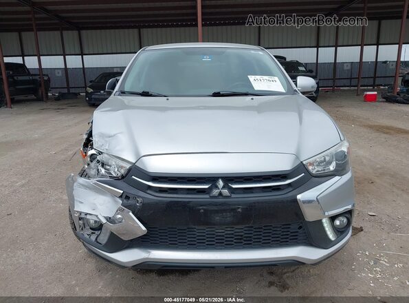 JA4AP3AW6JZ035718 2018 MITSUBISHI OUTLANDER SPORT Silver Widok wnętrza z tyłu