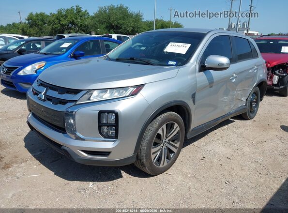 JA4AP4AU3LU023837 2020 MITSUBISHI OUTLANDER SPORT Gray Vista tres cuartos delantera izquierda
