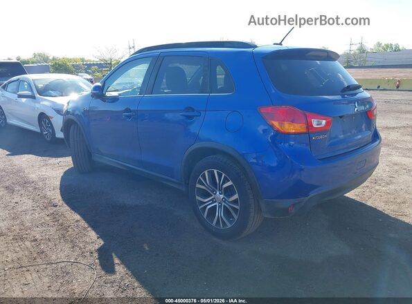 JA4AP4AW6GZ030940 2016 MITSUBISHI OUTLANDER SPORT Blue Trasero izquierdo
