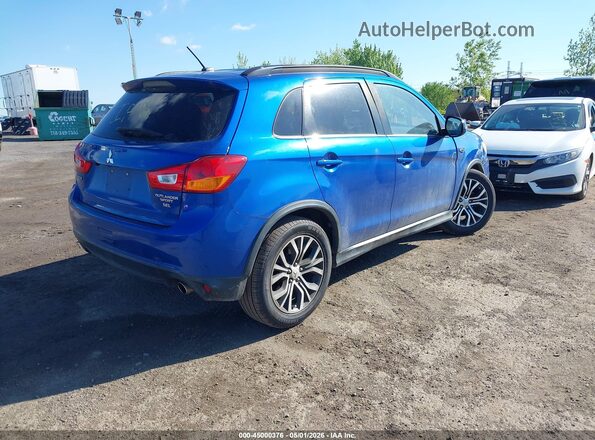 JA4AP4AW6GZ030940 2016 MITSUBISHI OUTLANDER SPORT Blue Trasero derecho