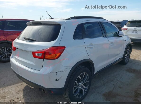 JA4AP4AW8GZ051305 2016 MITSUBISHI OUTLANDER SPORT White Trasero derecho