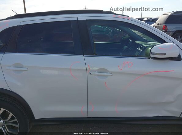JA4AP4AW8GZ051305 2016 MITSUBISHI OUTLANDER SPORT White Vista interior trasera