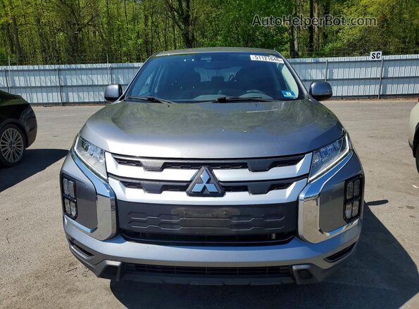 JA4APUAU0MU007063 2021 MITSUBISHI OUTLANDER Gray Դիմացի տեսք