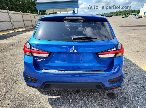 JA4APUAUXMU000329 2021 MITSUBISHI OUTLANDER Blue 