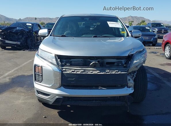JA4APVAUXNU014609 2022 MITSUBISHI OUTLANDER SPORT Серебряный Вид задней части салона