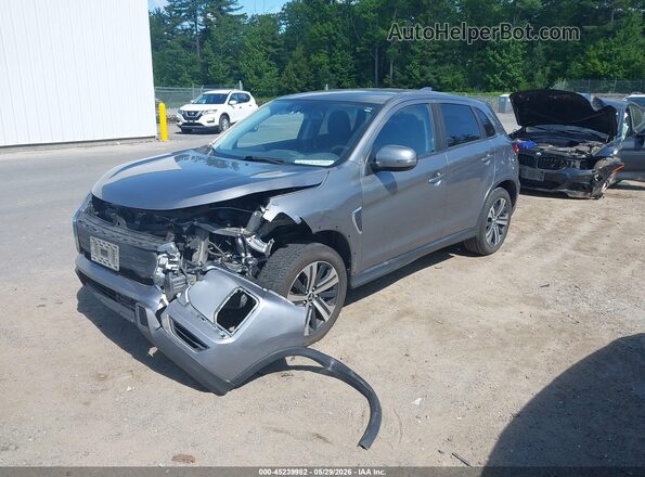 JA4AR3AU0LU016235 2020 MITSUBISHI OUTLANDER SPORT Серебряный Передняя левая четверть
