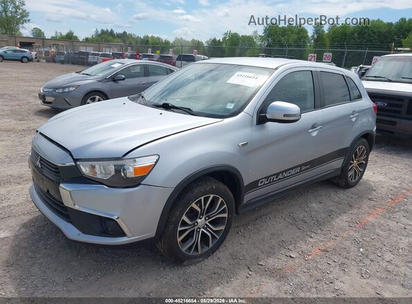 JA4AR3AW0GZ050427 2016 MITSUBISHI OUTLANDER SPORT Silver წინა მარცხენა ხედი სამი მეოთხედიდან